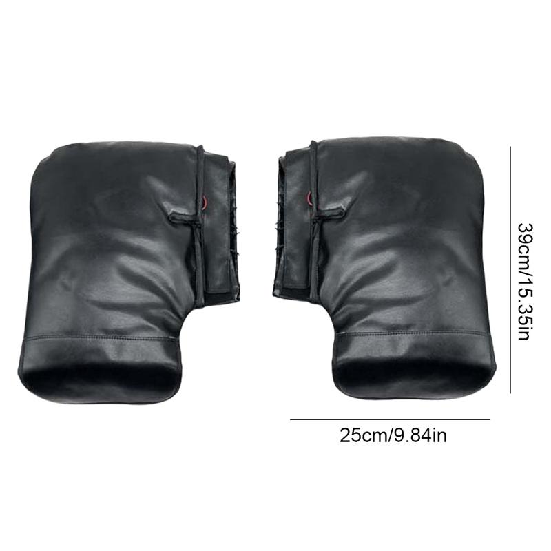 Electric Heating Handlebar Gloves Waterproof Cycling Hands Warmer Gloves 3 Levels Setting Reflective Snowmobile Bike Accessories