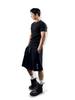 Digeunolusileu Cubic Ribbed Short Sleeve Slim Fit (Black)