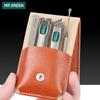 MR.GREEN Conjunto profissional de cortadores de unha em aço inoxidável para casa 4 em 1 ferramentas de manicure kit de cuidados arte portátil unha limpeza pessoal