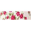 Fabric Tape Pink Floral Adhesive Tape 1.5 Cm X 3 M