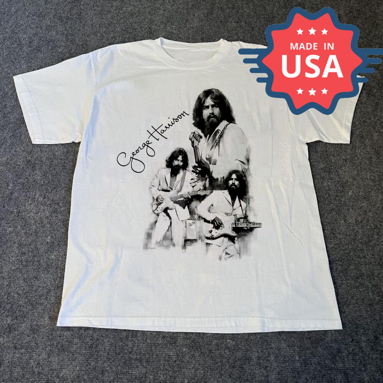 Rare George Harrison Gift For Fan Shirt Unisex All Sizes LO618 XXL