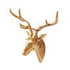 Deer Head Pendant Wall Hanging Decoration Ornament Animal Figure Resin Statue