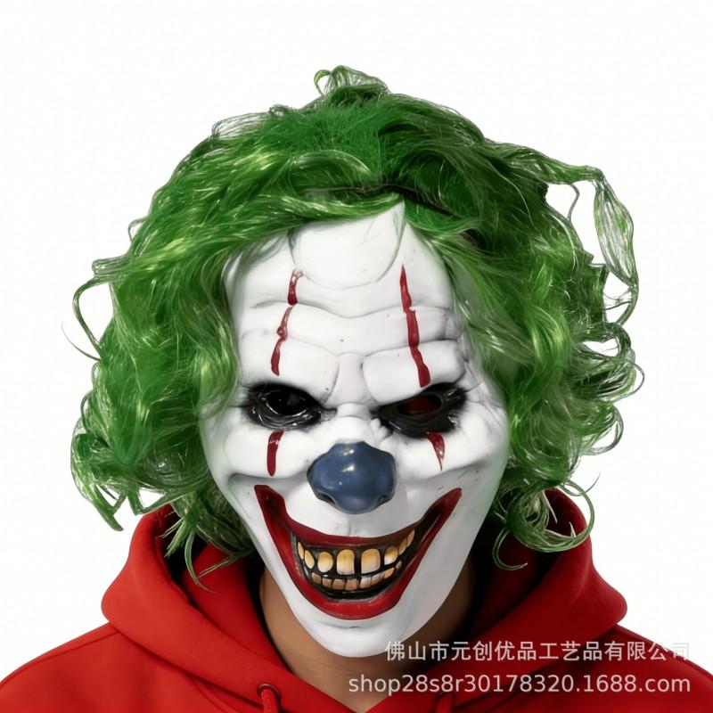 Scary Clown Mask Halloween Latex Full Head Costume Cosplay Party Horror Props