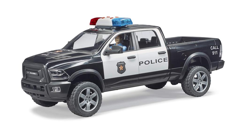 Bruder RAM Power Wagon Police Car (with figure) BR02505