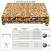 1 Piece Of Retro Farmhouse Style Creative Marble Theme Tablecloth, Colorful Marble Pattern Design, Suitable For Holiday Parties, Camping Style Picnic