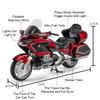 1:11 Honda Gold Wing GL800 2025 Motorcycle Model Toy Car Metal Die-cast Shock Absorption Wheel Steering Models Toys Gift for Kid