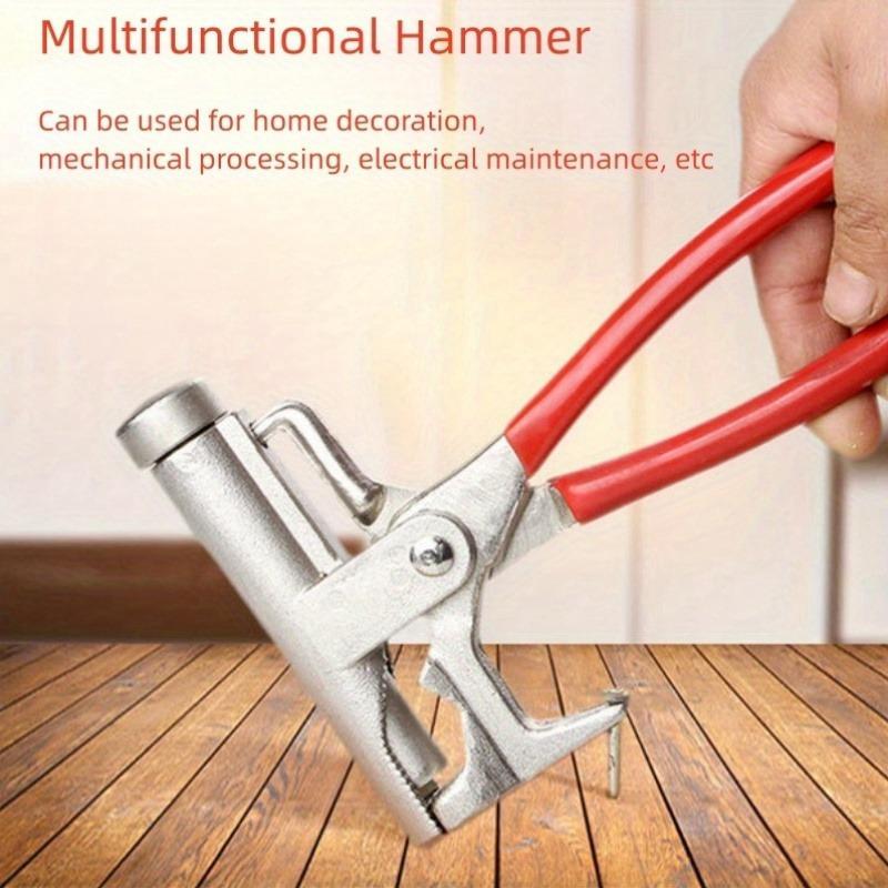 10-in-1 Multifunctional Engineers' Hammer Metal Manual Nailing Tool with Integrated Pliers,Pipe Wrench, Nail Puller, Wire Cutter