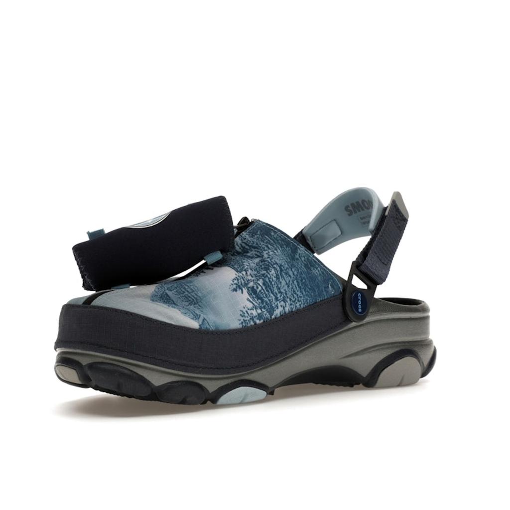 Busch Light X Crocs All-Terrain Clog Unisex Sneakers Blue Grey 208595-90H