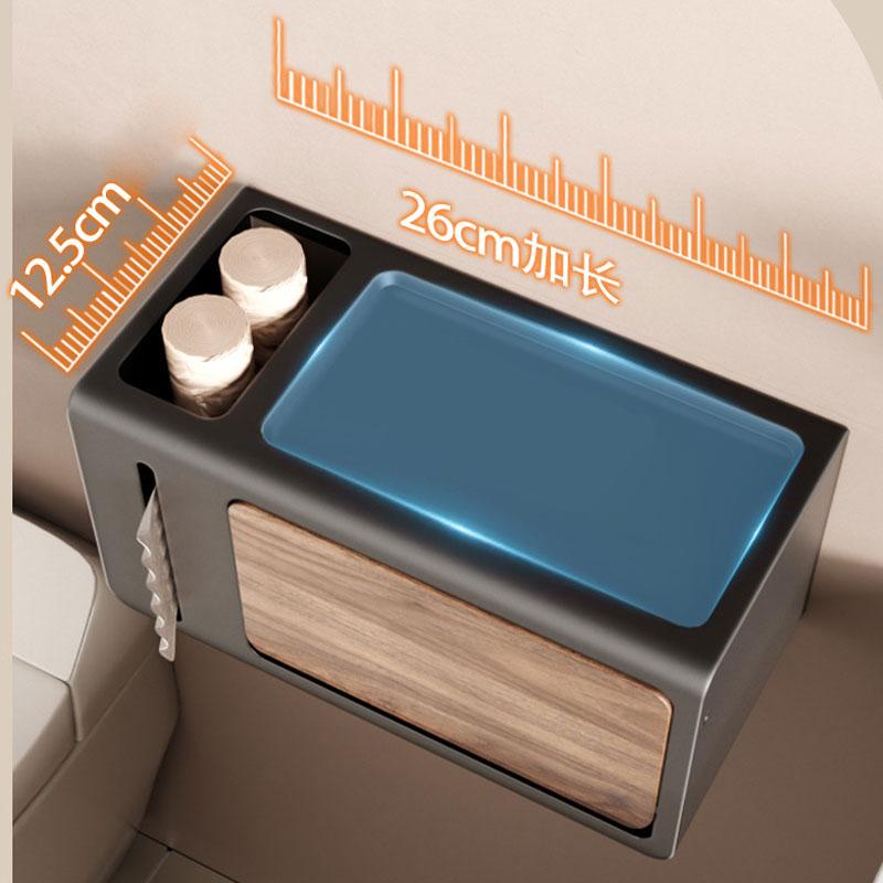 Non perforated walnut wood texture toilet tissue box storage rack, waterproof toilet wall mounted with lid tissue box bathroom