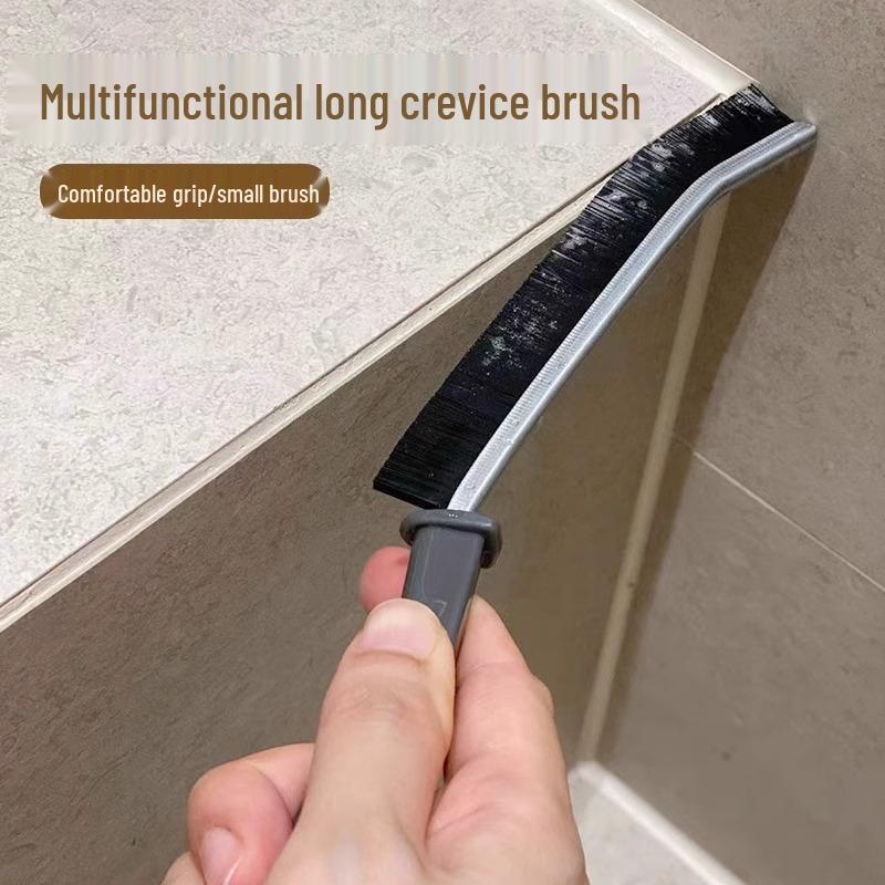Multi-functional Long Gap & Corner Cleaning Brush for Bathroom & Shower Single чёрный