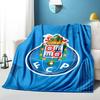 Fc Space Emblem Printed Throws Blanket Soft Flannel Blankets for Couch Bed Gifts for Men Women Picnic blanket Christmas gifts