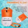 Inflatable Open Swimming Buoy Clothing Wallet Storage Swimming Water Sport Safety Bag with Waist Belt Outdoor Swimming Equipment