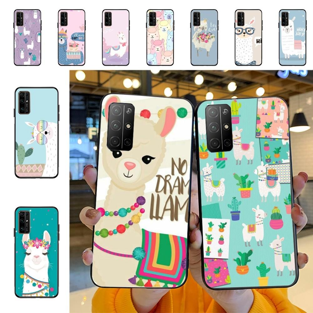 

Чехол для телефона Lama Llama Alpacas для Huawei Honor 10 Lite 9 20 7A Pro 9X Pro 30 Pro 50 Pro 60 Pro 70 Pro Plus