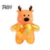Safe TPR Squeeze Toys Christmas Santa Snowman Stress Ball, Slow Rising Soft Stretchy for Fidget Toy Anxiety Relief, Cute Holiday Decompression Gift