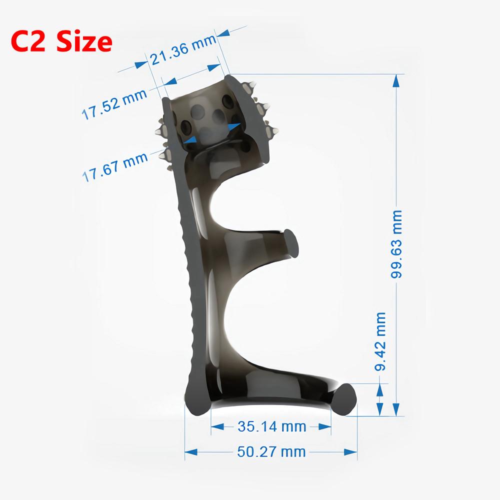 Super Soft Silicone Penis Ring Delay Ejaculation Ball Scrotum Stretcher Triple Cock Ring Cockring BDSM Sex Toys for