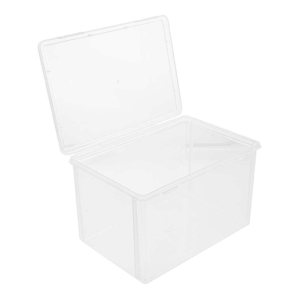 Bread Storage Box Transparent Case Refrigerator Plastic Container Snacks Holder Loaf Pan Drawer Kitchen