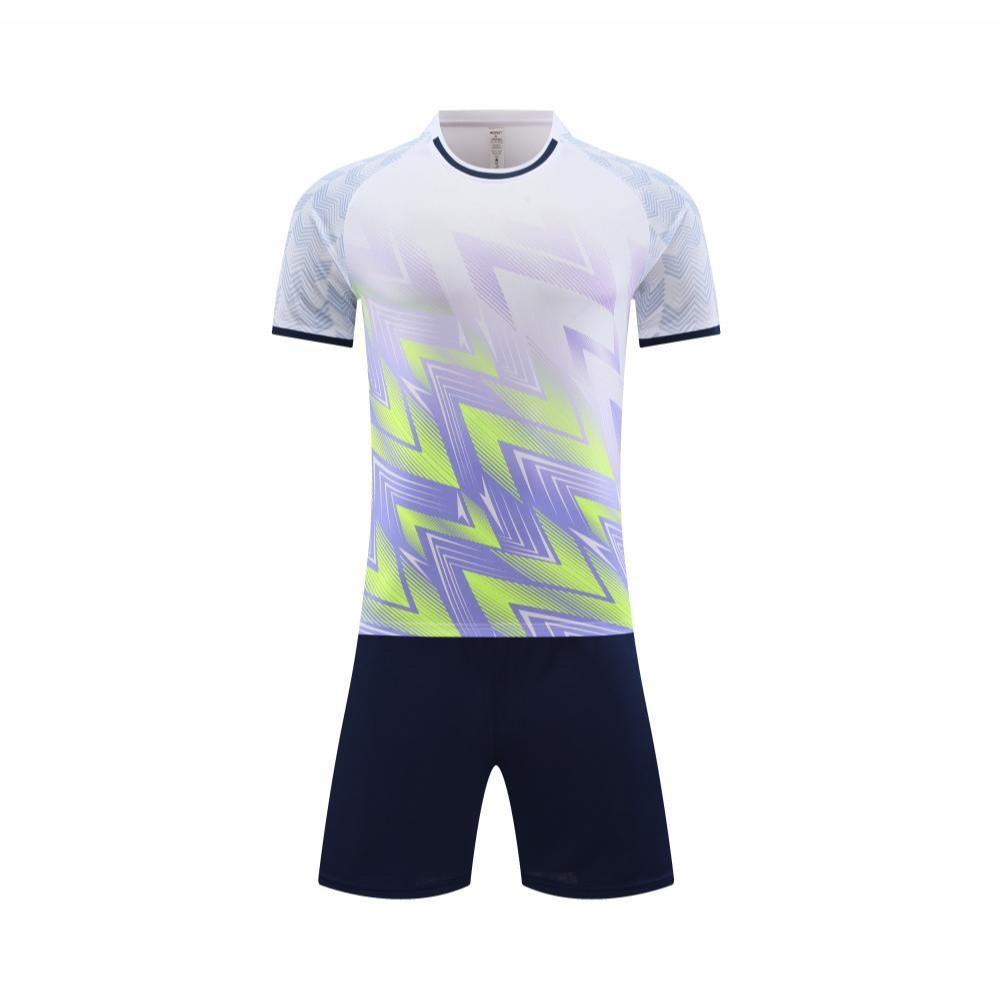 Fußballtrikot Set Herren und Damen Sportbekleidung Kurzarm Schnelltrocknend Wettkampftrikot Teambuilding Trikot Trainings trikot