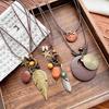 Zen-Inspired Long Feather Necklace - Women's Ethnic Layered Chain with Retro Style