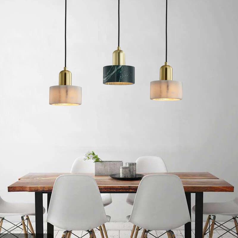 Nordic Light Luxury Alabaster Chandelier for Living Room, Bedroom, or Restaurant