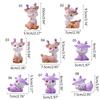 Resin Deer Figurine Statues Deer Dashboard Decorations Car Home Office Decor Craft Gifts Christmas Ornaments 8 Styles