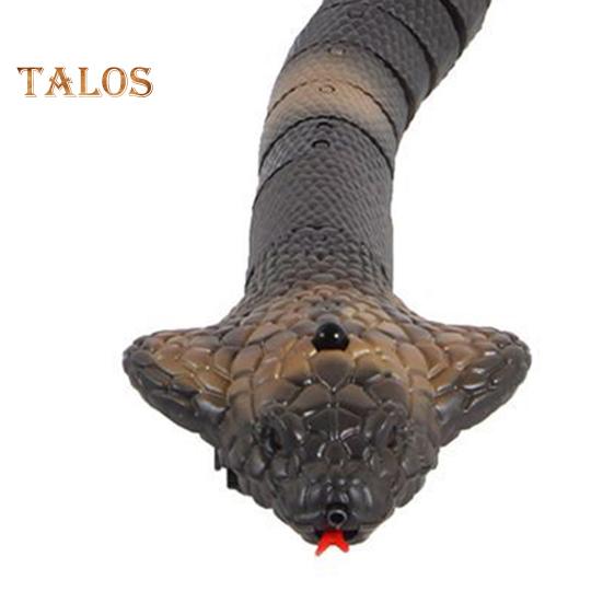 Ferngesteuerte Schlange, wiederaufladbar, realistisches RC-Schlangenspielzeug mit Fernbedienung, intelligentes Katzenspielzeug mit Infrarot-Controller, Schlangenspielzeug, Streichgeschenke für Kinder