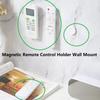 1 Set Magnetic Remote Control Holder Wall Mount TV Remote Holder Wall Mount Fan Remote Holder Magnetic Hooks Fridge Sticker
