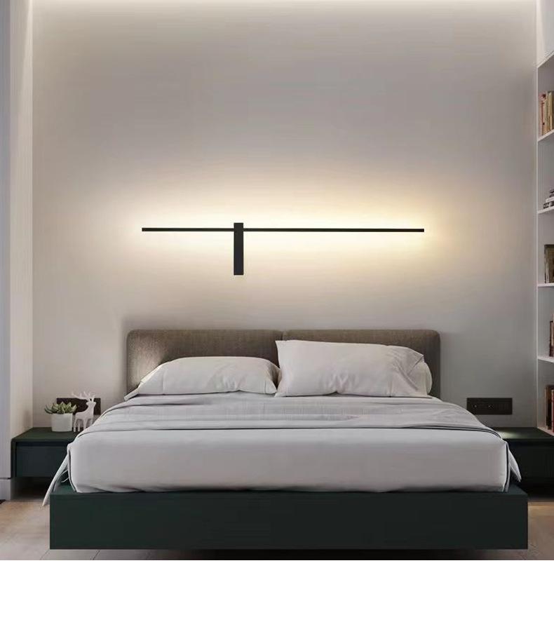 Modern Minimalist LED Wall Light for Bedroom, Living Room, and Hallway