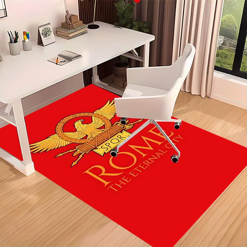 SPQR Roman Eagle1 Printed Absorbent Washable Carpet, Non-Slip Bathroom Mats, Kitchen Rugs, Yoga Mat,Living Room Entrance, Camping Picnic Rugs