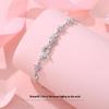 Tichia 925 Sterling Silver Cherry Blossom & Butterfly Bracelet for Women - Versatile, Sweet Floral Design
