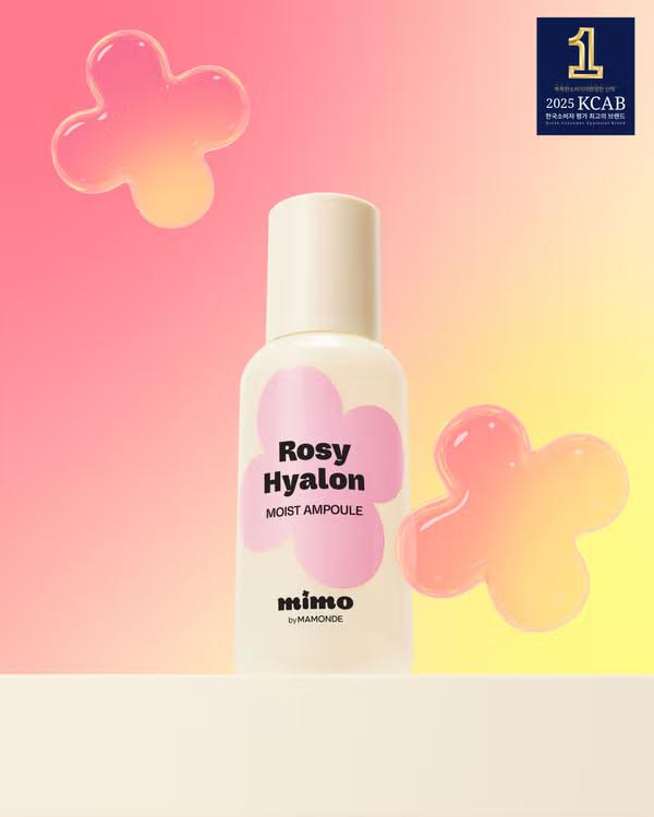[Amorepacific] MIMO by Mamonde Rosy-Hyalon Hydrating Line – Ampoule 50 ml / Cream 60 ml / Toner 200 ml (Choose 1) Ampoule 50 ml