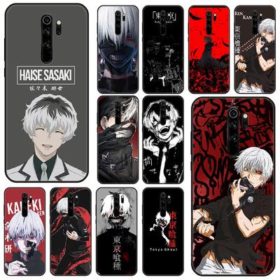 Phone Case For Xiaomi Redmi Note 8 8T 10 9 9S 7 6 Pro Xiaomi 9 9A 8 8A 7 6  Black Cover Prime Trend Tokyo Ghoul Kaneki Ken