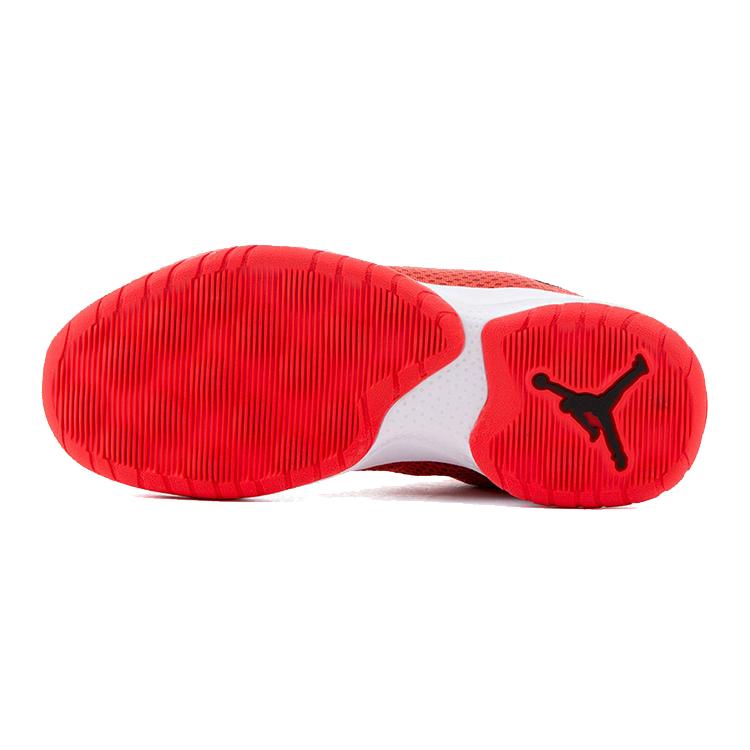 Jordan Segundo. FLY Zapatillas de Baloncesto para Niños Antideslizantes Amortiguación Resistentes a la Abrasión Caña Media Rojo Blanco Adolescentes 881446-803