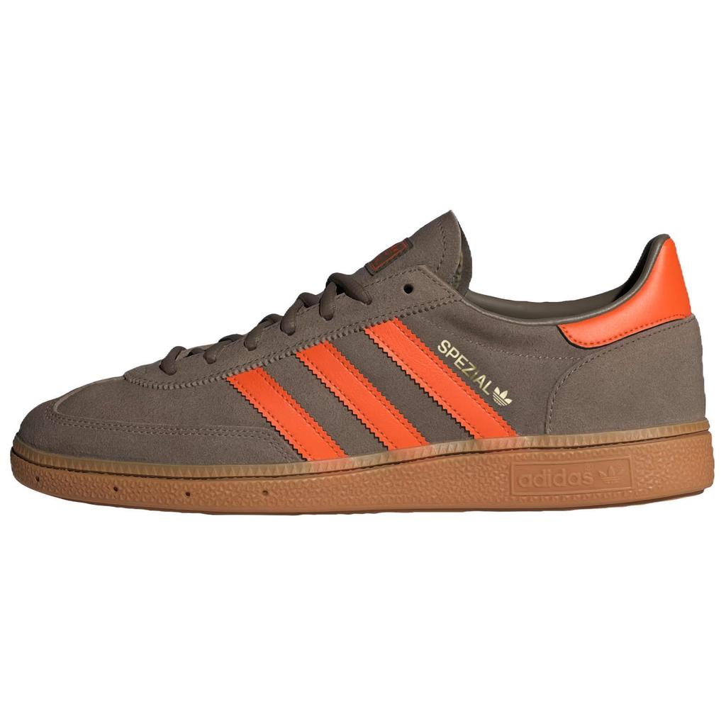 adidas Handball Spezial 'Cargo Brown Orange' (Unisex) Cargo Brown / Orange / Gold Metallic Skateboard Shoes JR3846