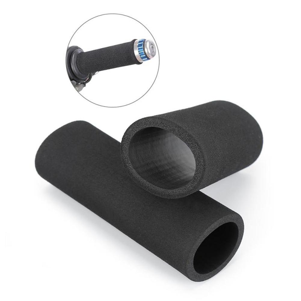 Motorcycle Handlebar Grip Sleeve Universal Handle Foam Grip Gloves Anti-Slip Anti- Vibration for Motorbikes Motorboats Bikes