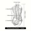 Soft Transparent Male Masturbator Sex Toy for Men Portable Pocket Vaginal Penis Training Cup Penis Stimulation Adults Beginner