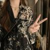 Women Spring Long Sleeve Shirts Gothic Streetwear Casual Tops Students Design  Vintage Blouses