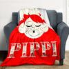 1pc Pippi Longstocking Outdoor Blanket Lightweight Flannel, Soft & Warm, All Season Use for Sofa, Outdoor, Camping, Living Room, Office, Chair