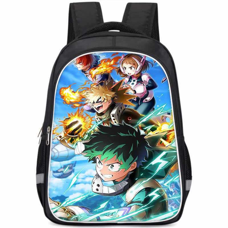 My Hero Academia Large Capacity Lightweight Oxford Fabric Backpack For Kids