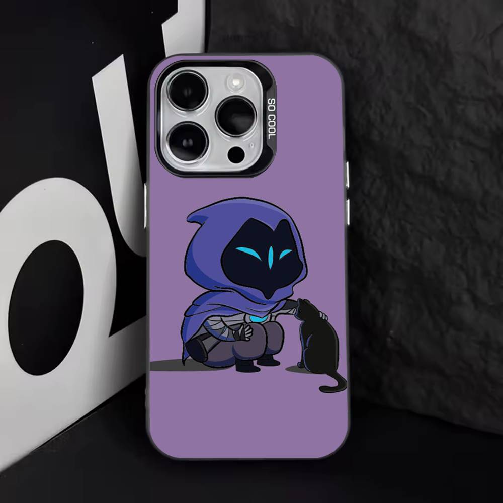 V-Valorant O-Omen Phone Case For iPhone 17,16,15,14,13,12,11,Pro,Max,Plus,E,Air,Mini Black Tpu Cover