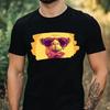 T-Shirt Herren Kamel Mit Sonnenbrille Motiv Baumwolle Größe XS Bis 5XL
