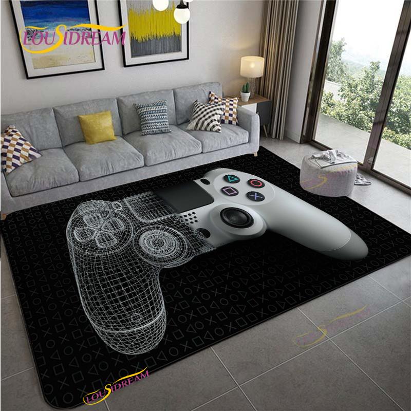 Anime Gamer Game Controller Rug Kids Play Carpet Living Room Bedroom Door Non-slip Mat Photography Props Birthday Gift Alfombra