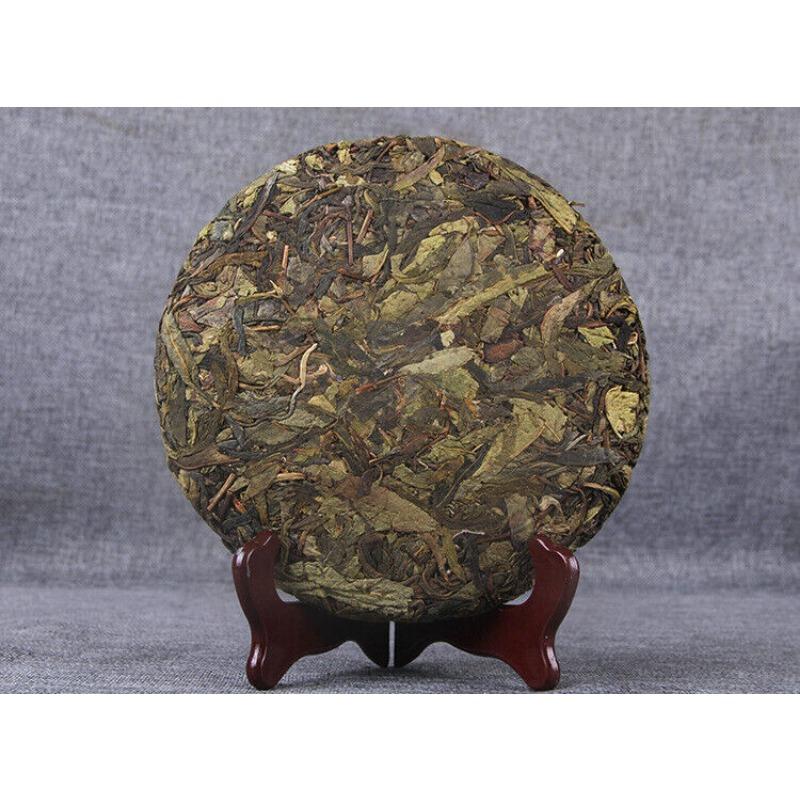 357g Yunnan Pu'er Raw Tea Seven Seed Cake Tea Leaves Lincang Iceland Gold Leaf