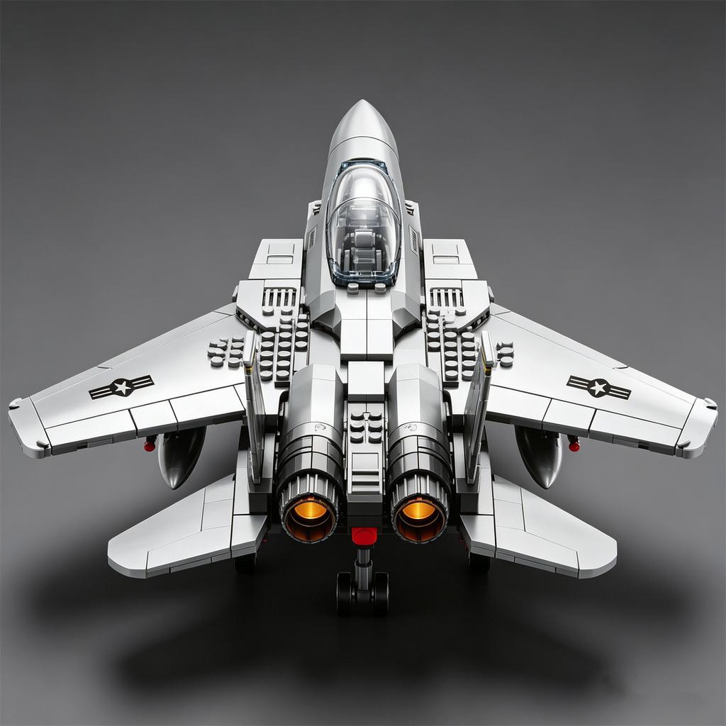 U.S. Air Force F-15 Fighter Assembly Kit: “Eagle” Combat Model—Educational Toy (Military Series)