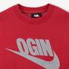 Nike X Nigo Collaboration FW24 Crew Neck Letter Casual Long Sleeve Sweatshirt Men sweatshirt Red FV5942-687