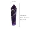 Natural Dreamy Amethyst Smoking Pipes Elegant Quartz Crystal Point Obelisk Wand