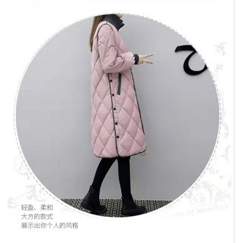 Down Cotton-padded Clothes for Women's Long Models, New Loose Large-size Cotton-padded Jackets, and Winter Thickened Cotton-padded Jackets.