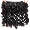 10A Mink Brazilian Virgin Hair Bundle 50g Unprocessed Virgin  Brazilian Wavy Hair with Thick Ends and Layered Hair Extensions