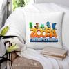 Zooba Battle Arena Square Pillowcase Cushion Cover Pillow Case Throw Pillow Cover for Home Sofa Living Room