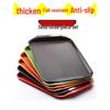 Commercial Non-slip Plastic Serving Trays