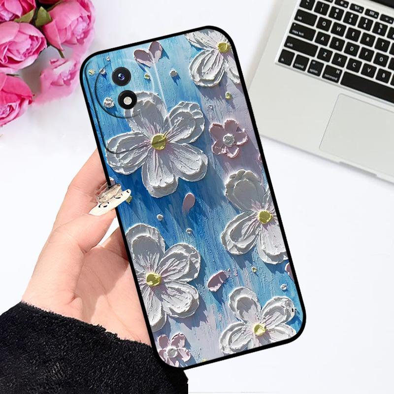 For Vivo Y02 4G Cases Y02A Y02t Y02s Color Printing Silicone TPU Phone Cover For VIVO Y11 2023 4G Bumper V2236A Coque Fundas